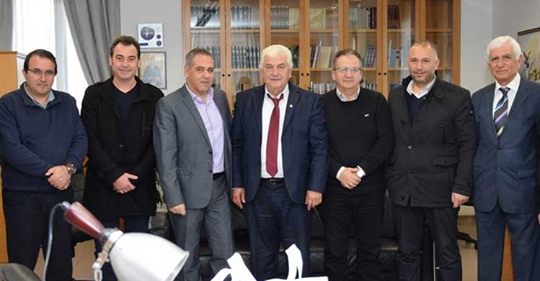 Türk-Sen ile Kıbrıs Rum İşçi Sendikaları Federasyonu yetkilileri bir araya geldi