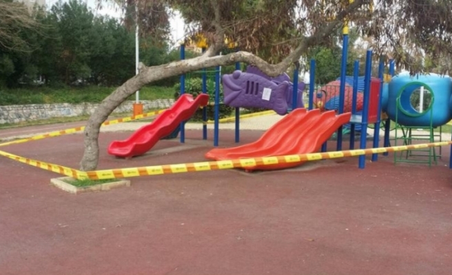 Lefkoşa’da 27 oyun parkı kullanıma kapatıldı