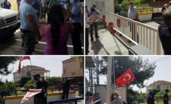 Pile’deki Türkler ve Güney Kıbrıs’ta çalışanlar eylem yaptı