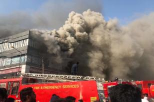 Hindistan’da covid-19 hastanesinde çıkan yangın sonucu 8 kişi hayatını kaybetti